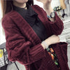 Ladies Twist Pocket Sweater Jacket