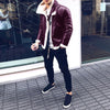 Solid color zipper jacket cardigan jacket